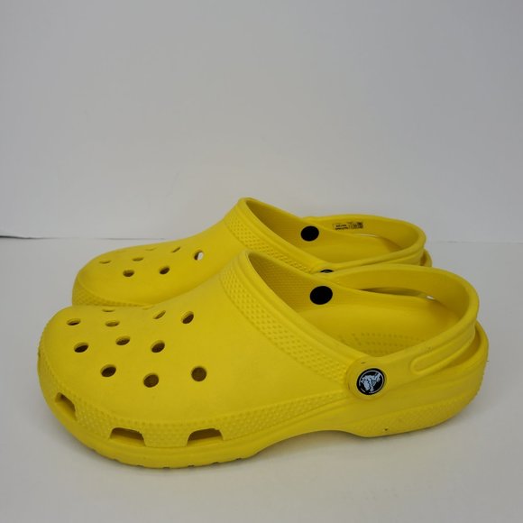 Crocs Unisex - Adult Men's and Women's Classic Clog Lemon Yellow Sz:8M - 10W.Goo - Picture 7 of 12